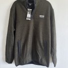 Eddie Bauer Green 1/4 Snap Sweater Fleece Pullover Size S Men NEW