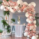 102 Rose Pink White Balloon Decor Set