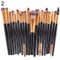 Makeup Set Powder Foundation Eyeshadow Eyeliner Lip Cosmetic Beauty Brushes