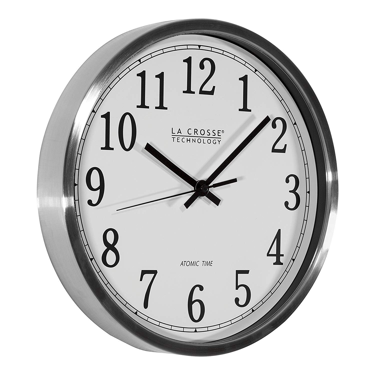 12 Inch Aluminum Atomic Analog Wall Clock