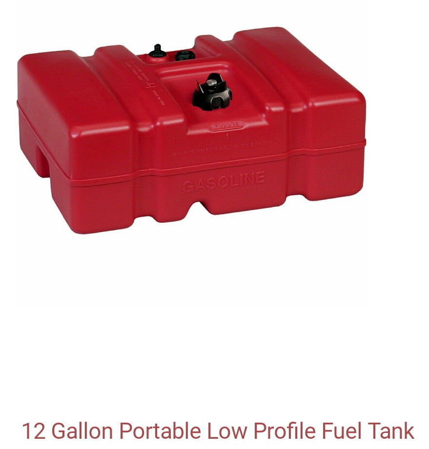 Low Profile 12 Gallon Boat Fuel Tank