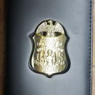 FBI Badge Cut-Out Wallet to hold Dual ID Cards - (Badge Not Included)