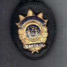 NYPD-Style Captain's Badge Cut-Out Belt Clip - (Badge Not Included)