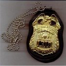 NYPD-Style Sergeant Badge CutOut Neck Hanger/Belt Clip Combo (Badge Not Included