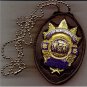 NYPD-Style Deputy Inspector Badge Cut-Out Neck Hanger/Belt Clip Combo (No badge