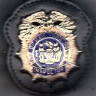 NYPD-Style Inspector's Badge Cut-Out Belt Clip - (Badge Not Included)