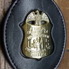 FBI Badge Cut-Out Large Belt Clip/Neck Hanger Combo Unit - (Badge Not Included)