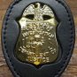 FBI Badge Cut-Out Standard Belt Clip/Neck Hanger Combo Unit - (Badge Not Included)