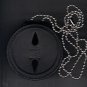 U.S. Marshal Circle Star Badge CutOut Neck Hanger w/chain - (Badge Not Included)