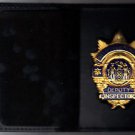 NYPD-Style-Deputy Inspector Cut-Out Badge Shield/ID Wallet (Badge Not Included)
