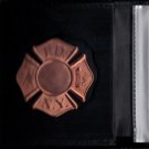 FDNY-Style-Fireman Tri-Fold money & credit cards Wallet (Badge Not Included CT09