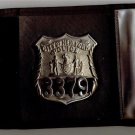 NYPD-Style-Officer Tri-Fold money & credit cards Wallet (Badge Not Included CT09