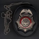 FDNY-Style-Fire Ranking Officer's Badge Cut-Out Neck Hanger/Belt Clip combo