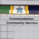 Commendation Bar for Community Service as authorized by the NYPD-Patrol-Guide