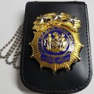 NYPD-Chief of Internal Affiars-Style Cut-Out Shield/ID Neck Holder with chain NYPD-Chief of Internal Affiars-Style Cut-Out Shield/ID Neck Holder with chain