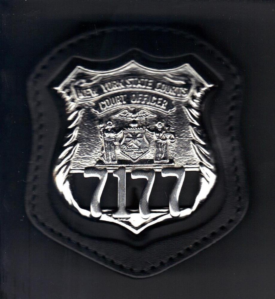 NYS Courts - Court Officer's Badge Cut-Out Belt Clip - (Badge Not Included)