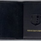NYPD-Style-Officer's Sister Wallet holds a mini badge (mini badge not included)