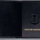 NYPD-Style-Officer's Daughter holds a mini badge (mini badge not included)