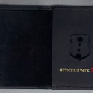 NYPD-Style-Officer's Wife Wallet holds the mini badge (mini badge not included)