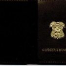 New Jersey P.B.A. Officer's Husband Wallet (Gold Plated Mini Badge Included)