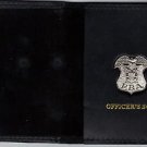 New Jersey P.B.A. Officer's Son Wallet (Silver Plated Mini Badge Included)