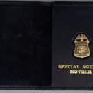 FBI Special Agent's Mother Wallet with Antique Mini Badge (from MCO Quantico)