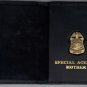 FBI Special Agent's Mother Wallet with Antique Mini Badge (from MCO Quantico)