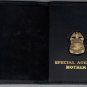FBI Special Agent's Mother Wallet with Antique Mini Badge (from MCO Quantico)