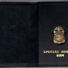 FBI Special Agent's Son Wallet w/Antique Mini Badge included (from MCO Quantico)