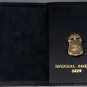 FBI Special Agent's Son Wallet w/Antique Mini Badge included (from MCO Quantico)