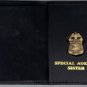 FBI Special Agent's Sister Wallet with Antique Mini Badge (from MCO Quantico)