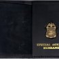 FBI Special Agent's Husband Wallet with Antique Mini Badge (from MCO Quantico)
