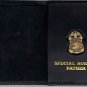FBI Special Agent's Father Wallet with Antique Mini Badge (from MCO Quantico)