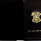 New Jersey PBA Officer's Family Member Wallet (Gold Plated Mini Badge Included)
