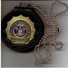 NYS-DOCS Officer's Badge Cut-Out Neck Hanger with Chain (Badge Not Included)