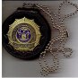 NYS-DOCS Officer's Badge Cut-Out Neck Hanger with Chain (Badge Not Included)