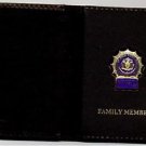 NYPD-Style-Detective Family Member Mini Wallet (w/Blue Enamel Number Panel Mini)