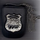 NYS EMT Officer Style Badge & ID Card Neck Holder (Badge & ID Card Not Included)