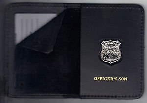 NYPD-Style-Officer's Son Mini Wallet (with Cut-Out Letters Mini)