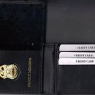 NYPD-Style-Sergeant Family Member Money/CC Wallet w/Cut-Out Letters Mini   CT-70