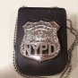 NYPD-Style Officer Shield & ID Card Neck Holder (Badge & ID Card Not Included)