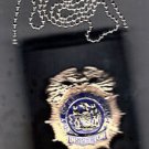 NYPD-Style Inspector Shield/ID Card Neck Holder (Badge/ID Card are Not Included)