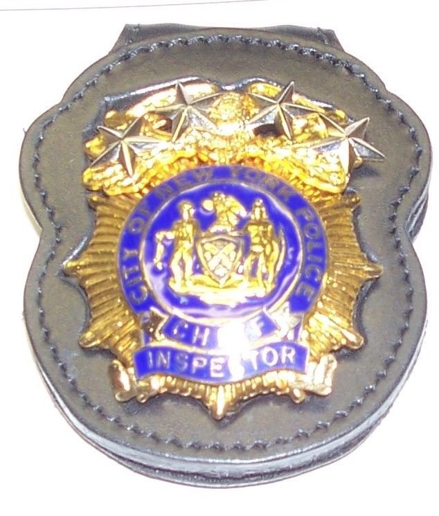 NYPD-Style Chief Inspector Badge Cut-Out Belt Clip (Badge Not Included)