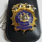 NYPD-Style Chief Inspector Shield/ID Card Neck Holder Badge/ID Card Not Included
