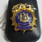 NYPD-Style Chief Inspector Shield/ID Card Neck Holder Badge/ID Card Not Included