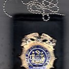 NYPD-Style Deputy Commissioner Shield/ID Card Neck Holder (Badge/ID Not Included
