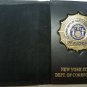NYS-DOCS Officer Shield/ID Book Wallet w/Gold Leaf Lettering (Badge Not Included