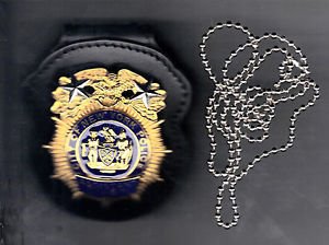 NYPD-Style Assistant Chief Badge Cut-Out Neck Hanger/Belt Clip (No Badge)