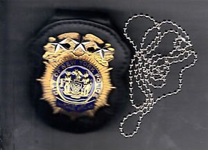 NYPD-Style Chief Internal Affairs Badge Cut-Out Neck Hanger (Badge NOT included)