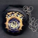 NYPD-Style Chief Inspector Badge Cut-Out Neck Hanger (Badge Not Included)